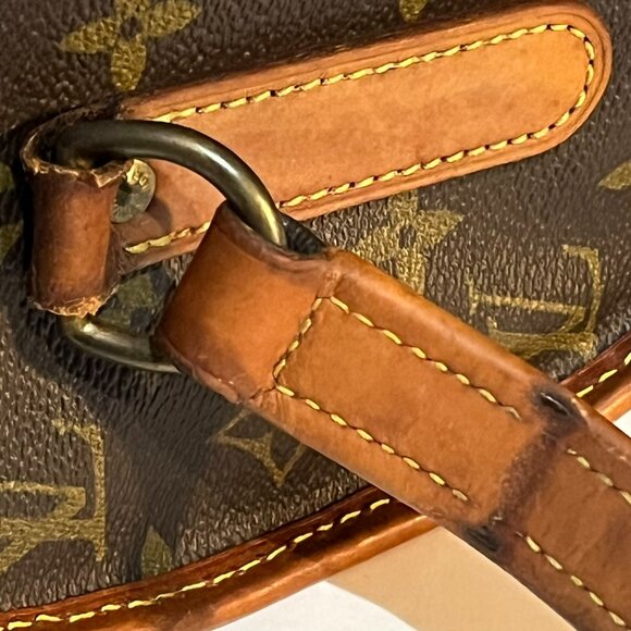 Sold-Authentic Louis Vuitton Monogram Marne Shoulder Bag M51369 w Dust Bag - Picture 7 of 12